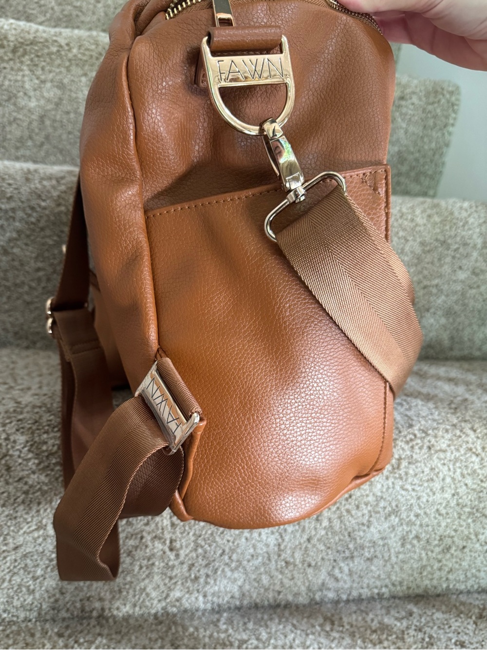 Fawn Design Vegan Leather Diaper Bag - Picture 6 of 8